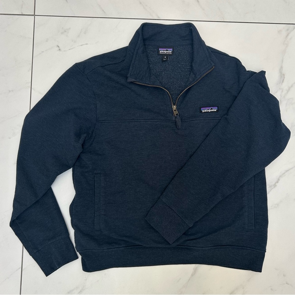 Navy Blue Patagonia Women’s Henley Quarter-Zip Pullover